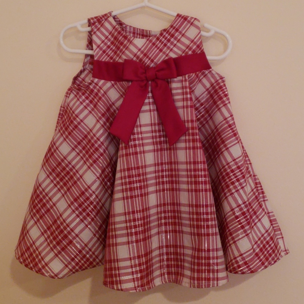 Christmas Dress with matching diaper cover